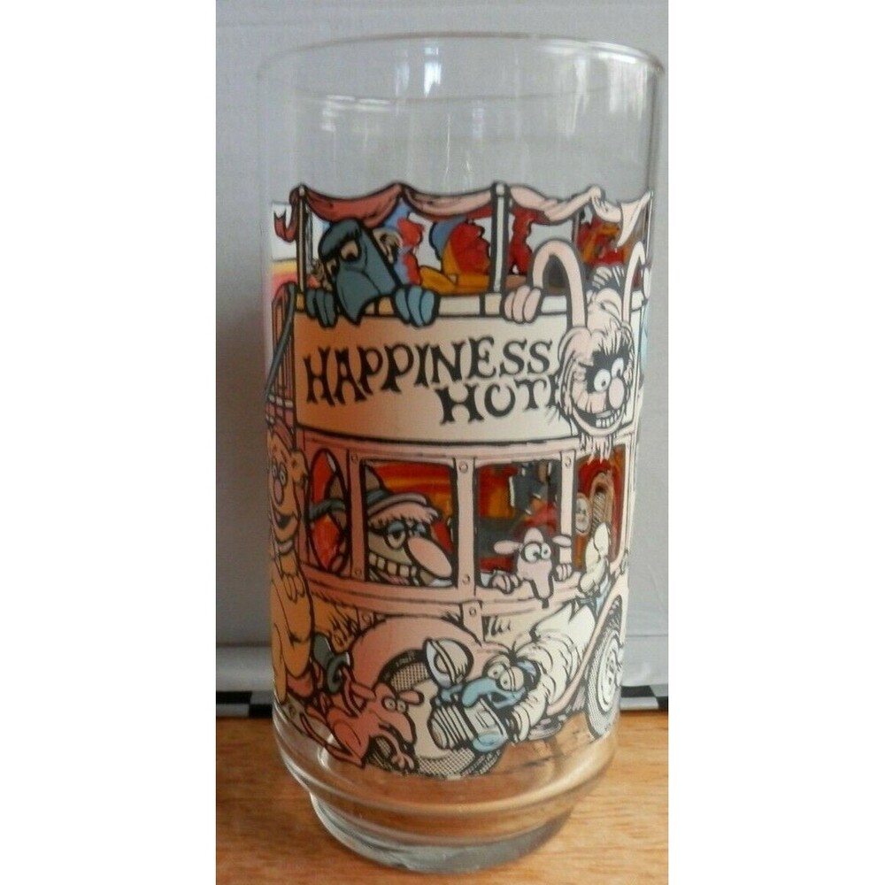 VINTAGE Collectible McDonald's The Great Muppet Caper 1981 Drinking Glass GUC
